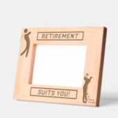 CADRES GRAVÉS LA RETRAITE VOUS CONVIENT GOLFER (Gauche)