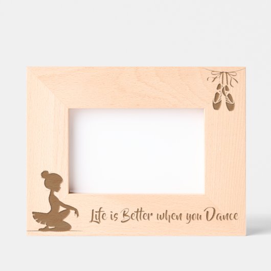Cadres Gravés La vie est meilleure quand on danse (Recto)