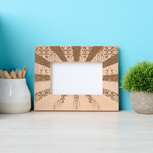 Cadres Gravés Lacy Sun Burst (Recto)