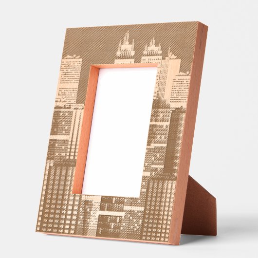 Cadres Gravés Laser de conception Cityscape (Gauche)