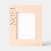 Cadres Gravés Laser de Noël NOEL minimaliste moderne (Recto)