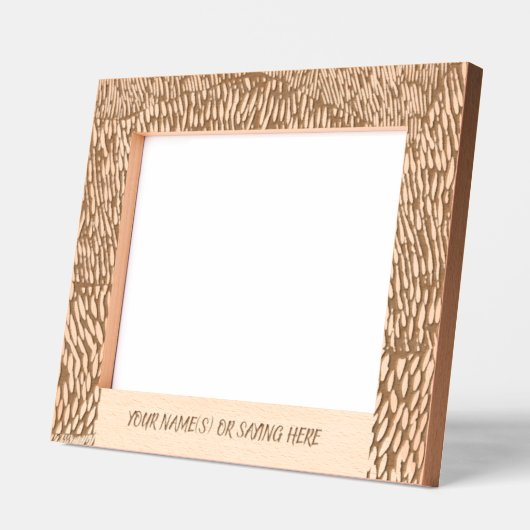 Cadres Gravés Laser de sciage gravé (Gauche)