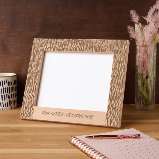 Cadres Gravés Laser de sciage gravé (Gauche)