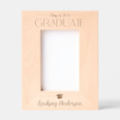 Cadres Gravés Laser de typographie simple moderne 2025 (Recto)