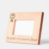 Cadres Gravés Le plus grand papa du monde (Gauche)