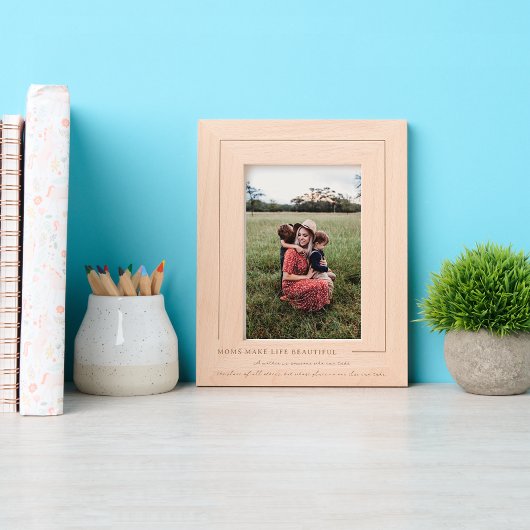 Cadres Gravés Les mamans rendent la vie belle | Moderne