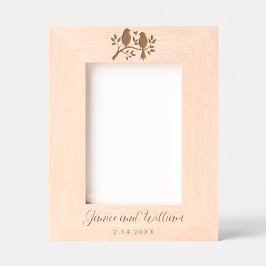 Cadres Gravés Les petits oiseaux de l'arbre (Recto)