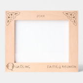 Cadres Gravés Lettre celtique Q Nom personnalisé (Recto)