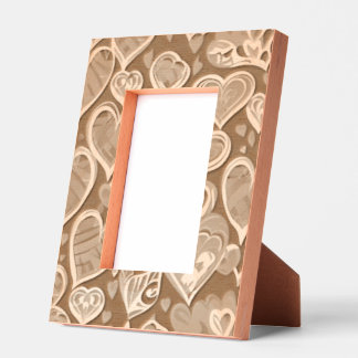 Cadres Gravés Love Hearts Photo Display for Couples