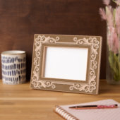 Cadres Gravés Lovely Etched Wooden Frame Engraved Frames (Gauche)