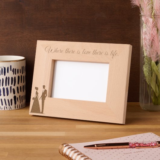 Cadres Gravés Mariage (Gauche)