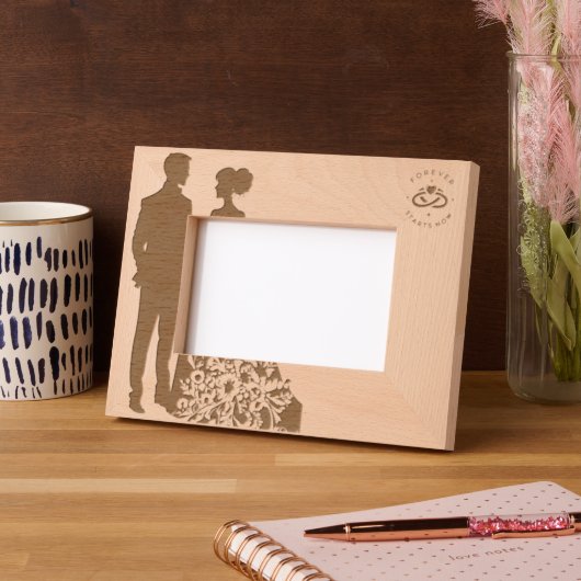 Cadres Gravés Mariage (Gauche)