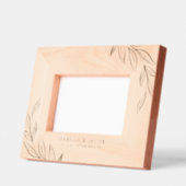 Cadres Gravés Mariage botanique tout simplement élégant (Gauche)