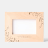 Cadres Gravés Mariage botanique tout simplement élégant (Recto)