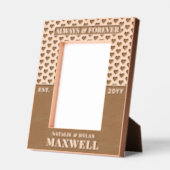 Cadres Gravés Mariage et anniversaire de couple moderne personna (Gauche)