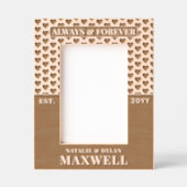 Cadres Gravés Mariage et anniversaire de couple moderne personna (Recto)