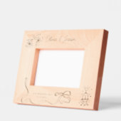 Cadres Gravés Mariage Nom personnalisé Tour de champagne Bow (Gauche)