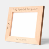 Cadres Gravés mariage photo élégant moderne pour jeunes mariés P (Gauche)