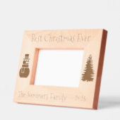 Cadres Gravés Meilleur Monogramme de Noël (Gauche)