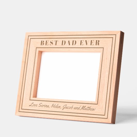 Cadres Gravés meilleur papa (Gauche)