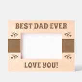 Cadres Gravés Meilleur papa jamais vous aimer (Recto)