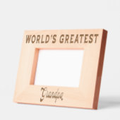 Cadres Gravés Meilleur Papi du Monde (Gauche)