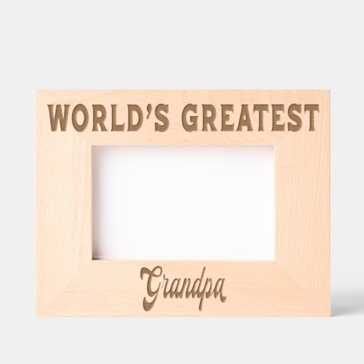 Cadres Gravés Meilleur Papi du Monde (Recto)