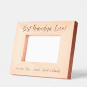 Cadres Gravés Meilleure grand-mère toujours personnalisable (Gauche)