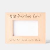 Cadres Gravés Meilleure grand-mère toujours personnalisable (Recto)