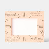 Cadres Gravés Meilleures heures personnalisées Horloge (Recto)