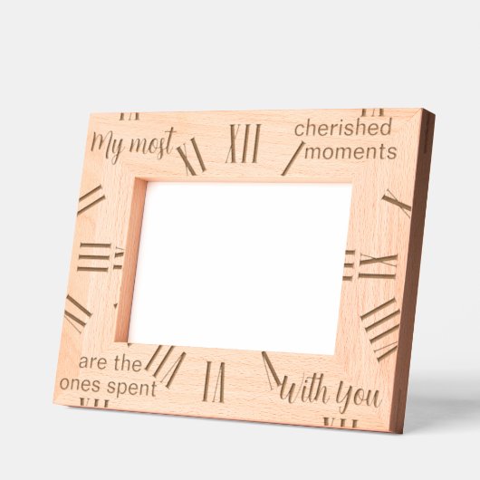 Cadres Gravés Meilleures heures personnalisées Horloge (Gauche)