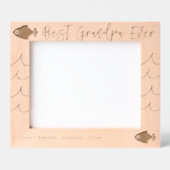 Cadres Gravés Meilleures vagues de pêche jamais grand-père (Recto)