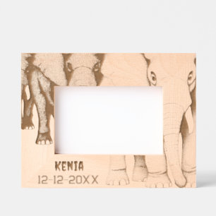 Cadres Gravés Mémoire de voyage Afrique
