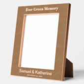 Cadres Gravés Mémoire photo Evergreen (Gauche)