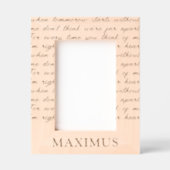 Cadres Gravés Mémorial adoré au-delà des mots (Recto)