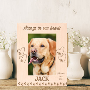 Cadres Gravés Mémorial adoré des animaux de compagnie