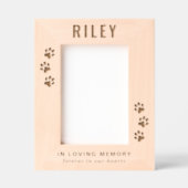 Cadres Gravés Mémorial aux animaux de compagnie (Recto)