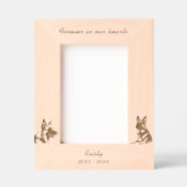 Cadres Gravés Mémorial du berger allemand (Recto)