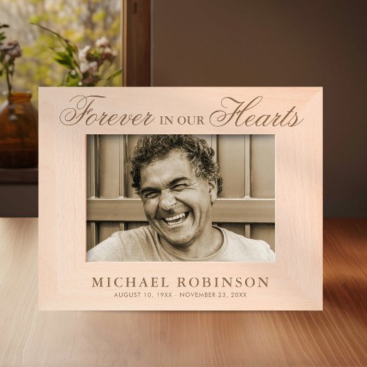 Cadres Gravés Memorial Forever dans nos coeurs