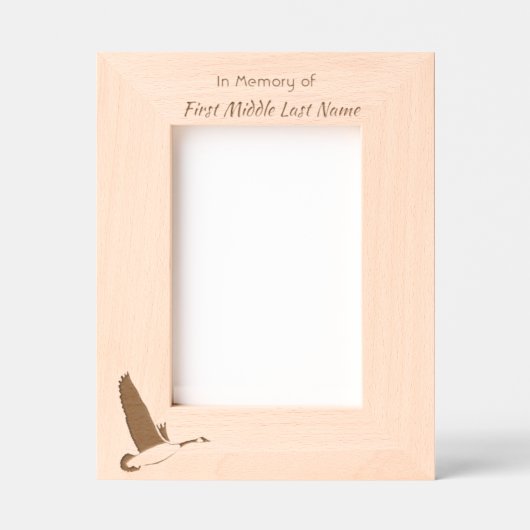 Cadres Gravés  Memorial Keepsake Canada Goose Outdoors (Recto)