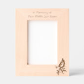 Cadres Gravés Memorial Keepsake Cardinal Bird (Recto)