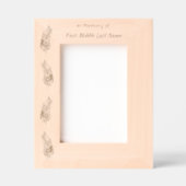 Cadres Gravés  Memorial Keepsake Feather Tribal Boho  (Recto)