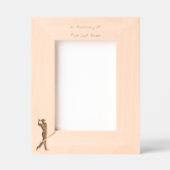 Cadres Gravés Memorial Keepsaké Golfing Golf (Recto)