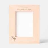 Cadres Gravés Memorial Keepsake Pastel Horse Art (Recto)