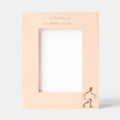 Cadres Gravés Memorial Keepsake Service Basketball Player (Recto)