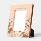 Cadres Gravés Memorial Keepsake  Watercolor Foliage  (Gauche)