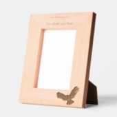 Cadres Gravés Memorial Keepsake Watercolor Owl Bird (Gauche)