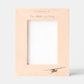 Cadres Gravés  Memorial Keepsakes Pilot Airplane Sunset (Recto)