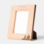 Cadres Gravés Mémorial Père Son Pêcheur (Gauche)