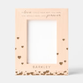 Cadres Gravés Mémorial personnalisé pour animaux de compagnie de (Recto)